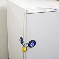 Refrigerator Lock Freezer Lock Security Kit w. Padlock