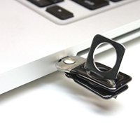 Slot Scissor Clip - Connect a computer lock cable to a device with a built in security slot